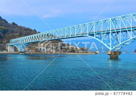 【広島県】蒲刈大橋と安芸灘大橋と松濤園(とびしま海道) 【広島県】蒲刈大橋と安芸灘大橋と松濤園(とびしま海道) 87778482