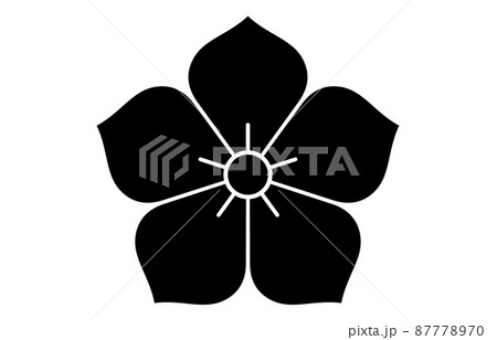 日本の家紋桔梗 87778970