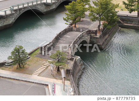 和歌の浦 奠供（てんぐ）山頂上から見た不老橋 87779735