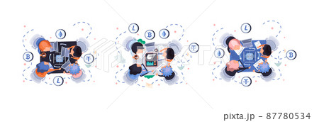 Cryptocurrency exchange platform and blockchain. Bitcoin mining, exchange platform, investment technology Cryptocurrency exchange platform and blockchain. Bitcoin mining, exchange platform, investment technology 87780534