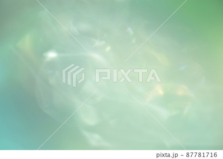 グリーン系のキラキラしたファンタジーな背景素材 グリーン系のキラキラしたファンタジーな背景素材 87781716