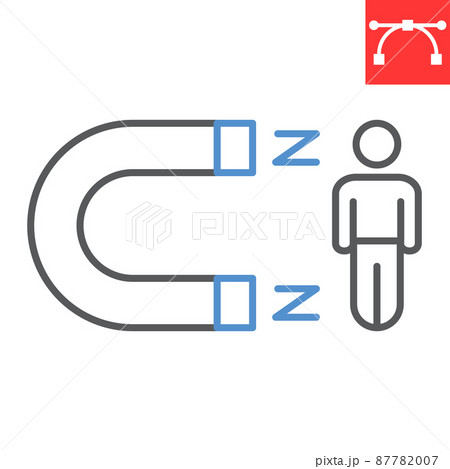 User engagement line icon User engagement line icon 87782007
