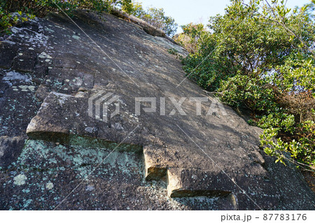 国指定天然記念物の鎧岩2 岡山県笠岡市白石島 国指定天然記念物の鎧岩2 岡山県笠岡市白石島 87783176