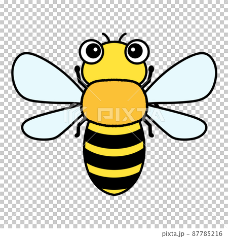 かわいいハチのイラスト素材