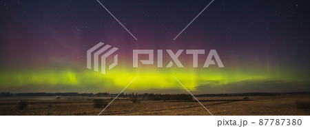 Night sky aesthetics, night sky stars with Aurora borealis in the background, beautiful night view at a roadtrip Night sky aesthetics, night sky stars with Aurora borealis in the background, beautiful night view at a roadtrip 87787380