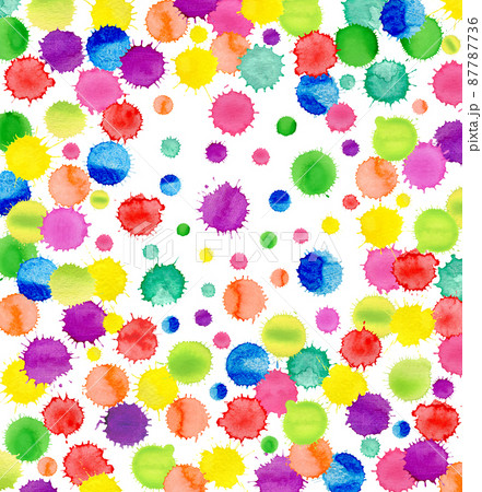 Colorful watercolor confetti background 87787736