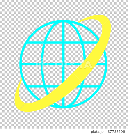インターネットのアイコン。世界とつながっているイメージ。 87788206