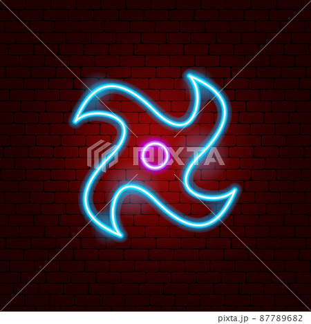 Shuriken Neon Sign 87789682