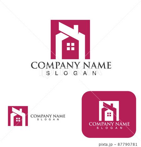 House logo and symbol vector image House logo and symbol vector image 87790781