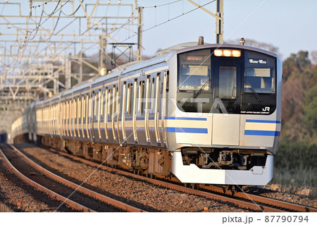 総武本線　佐倉－物井　JR東日本　E217系　Y-113編成（鎌倉） 87790794