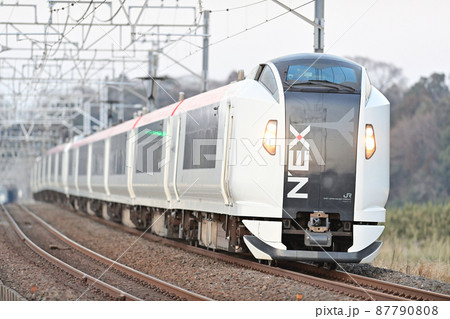 総武本線　佐倉－物井　JR東日本　E259系　Ne013編成（鎌倉）　成田エクスプレス　NEX 87790808