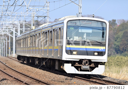 総武本線　佐倉－物井　JR東日本　209系2100番台　C437編成（幕張） 87790812