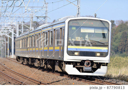 総武本線　佐倉－物井　JR東日本　209系2100番台　C410編成（幕張） 87790813