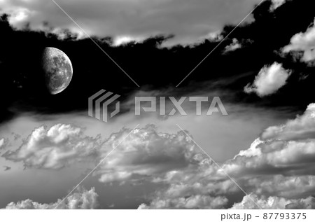 Moon and Clouds Moon and Clouds 87793375