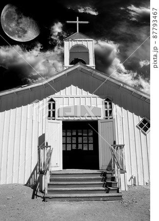 Church and Moon 87793467