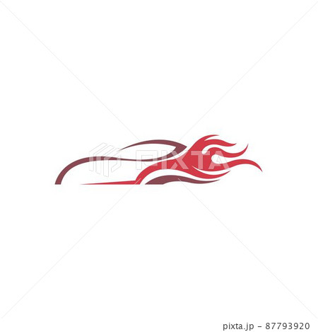Sport car logo icon template illustration 87793920