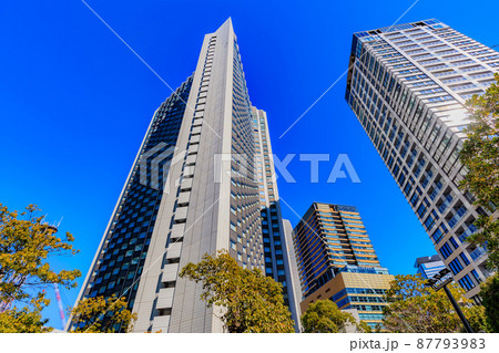 東京　港区赤坂の都市風景　ANAインターコンチネンタルホテル東京 87793983