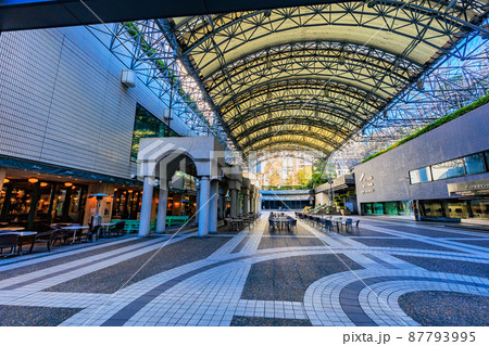 東京　港区赤坂の都市風景　アークヒルズ アーク・カラヤン広場 87793995