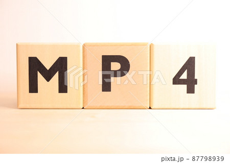MP4（エムピーフォー）のイメージ（文字・テキスト） 87798939