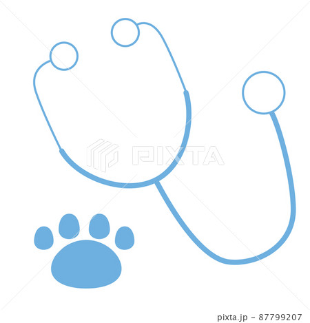肉球と聴診器 87799207