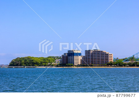 御島水域の風景(香椎海岸遊歩道からのアイランドシティ) 【福岡市東区】 御島水域の風景(香椎海岸遊歩道からのアイランドシティ) 【福岡市東区】 87799677