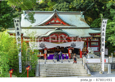 【静岡県】熱海市にある来宮神社の本殿 87801491