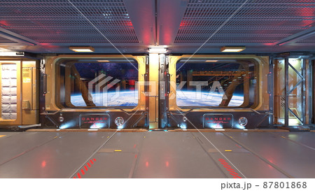 宇宙船内の風景 宇宙船内の風景 87801868