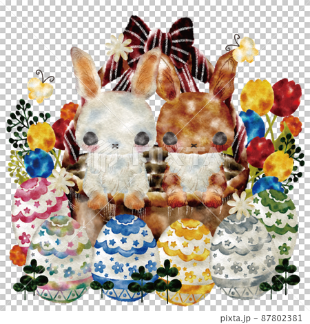 Easter egg rabbit Easter egg rabbit 87802381