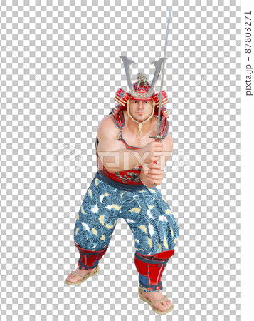 Red armor warrior 87803271