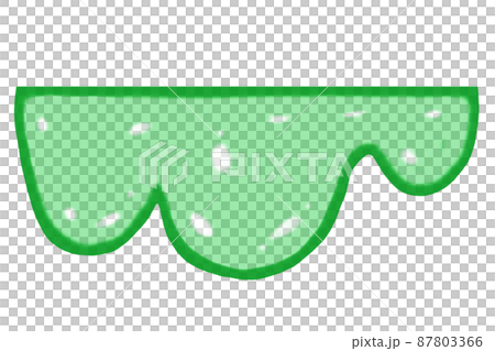 Liquid line effect (green) - Stock Illustration [87803366] - PIXTA
