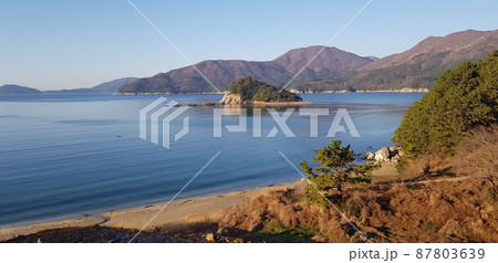 風景 韓国 海岸 87803639