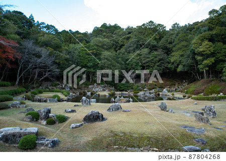 風光明美な雪舟庭(山口県山口市) 風光明美な雪舟庭(山口県山口市) 87804268