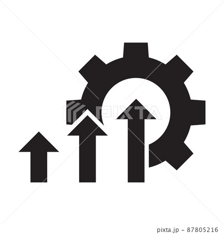 Improvement icon vector for graphic design, logo, website, social media, mobile app, UI illustration 87805216
