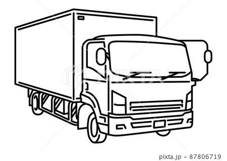 大型トラックのフロント 大型トラックのフロント 87806719