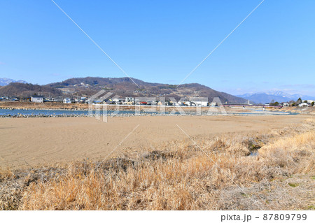 大屋橋/千曲川を上流より望む(長野県上田市)【2022.3】 大屋橋/千曲川を上流より望む(長野県上田市)【2022.3】 87809799