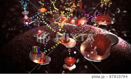 DNA polymerases are enzymes that synthesize DNA molecules.3D medical illustration DNA polymerases are enzymes that synthesize DNA molecules.3D medical illustration 87810764