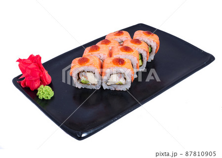 Japanese Cuisine - Sushi Roll with Shrimps and Conger, Avocado, Tobiko and Cheese. sushi rolls tempura,japanese food style ,Traditional Japanese cuisine, Crunchy Shrimp Tempura Roll Japanese Cuisine - Sushi Roll with Shrimps and Conger, Avocado, Tobiko and Cheese. sushi rolls tempura,japanese food style ,Traditional Japanese cuisine, Crunchy Shrimp Tempura Roll 87810905
