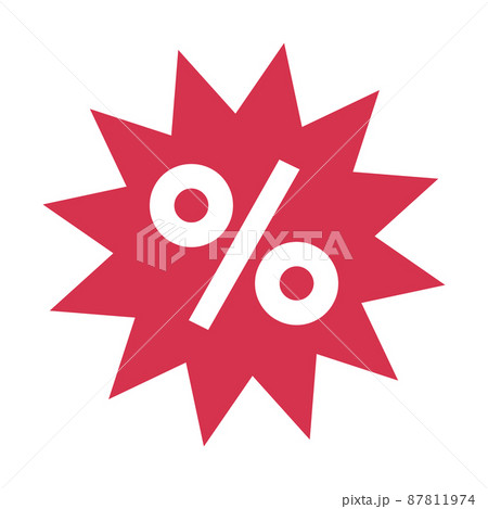 パーセントのアイコン 87811974