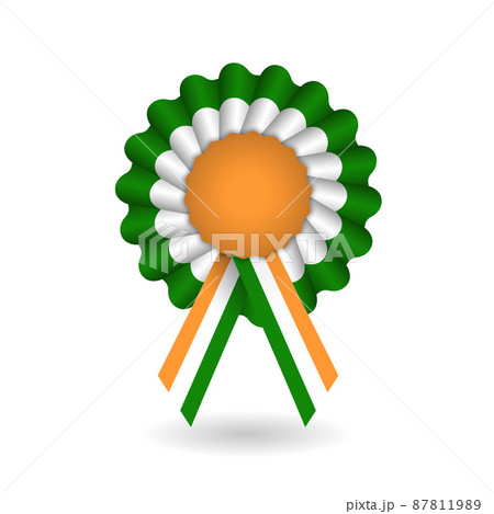 National tricolor cockade of India National tricolor cockade of India 87811989