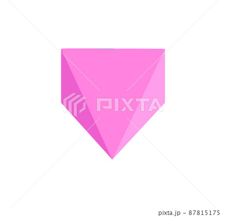 Rectangular Pyramid Template, Collorful Poster 87815175