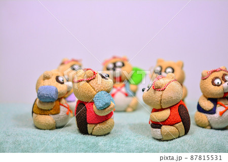 木込目人形　たぬき 87815531