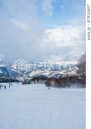 日本のスキーリゾート　2022年2月撮影　福井県勝山市 87816807