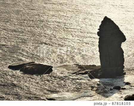 沖縄県 与那国島 立神岩 87818103