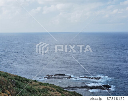 沖縄県 与那国島 西崎 沖縄県 与那国島 西崎 87818122
