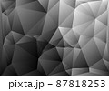 black and white low poly background, vector 87818253