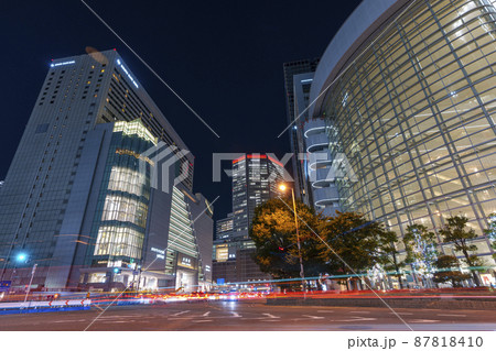 JR大阪駅前西　ヒルトンプラザイースト　夜景 87818410