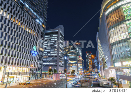 JR大阪駅前周辺　大阪ステーションシティ　大阪都市夜景 87818434