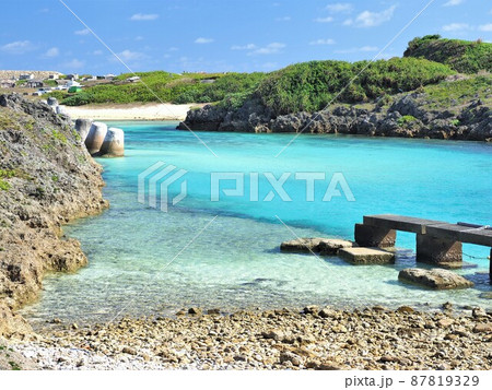 沖縄県 与那国島 祖納港 87819329