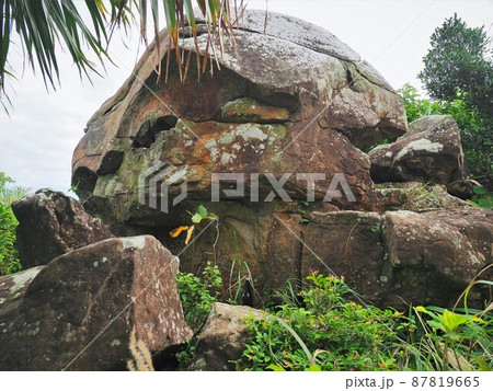 沖縄県 与那国島 人面岩 87819665