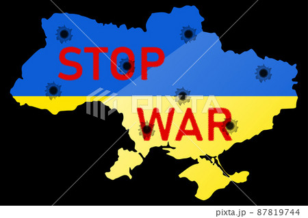 stop the war in ukraine vector illustration stop the war in ukraine vector illustration 87819744